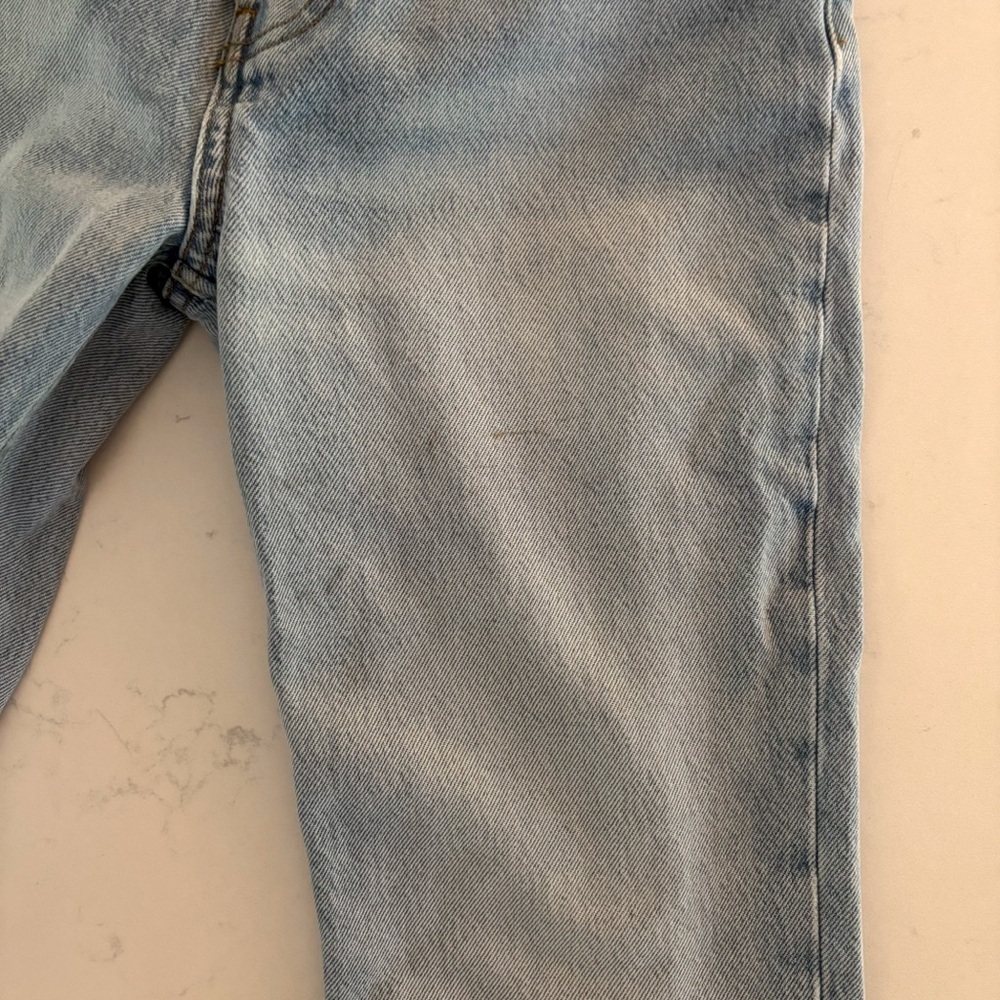 Reformation Cynthia Crop High Relaxed Jeans in Wash Tahoe Destroyed. Size 25 - Picture 8 of 10